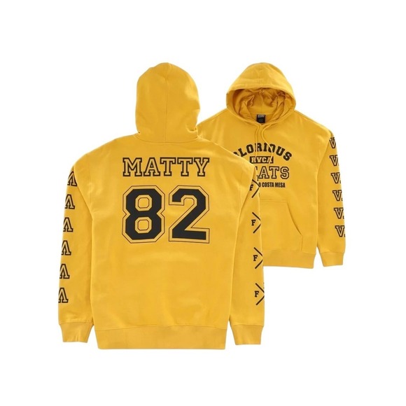 RVCA x Matty Matheson Matty 82 Glorious Meats Hoodie Mens L Pullover Sweatshirt - Picture 1 of 15